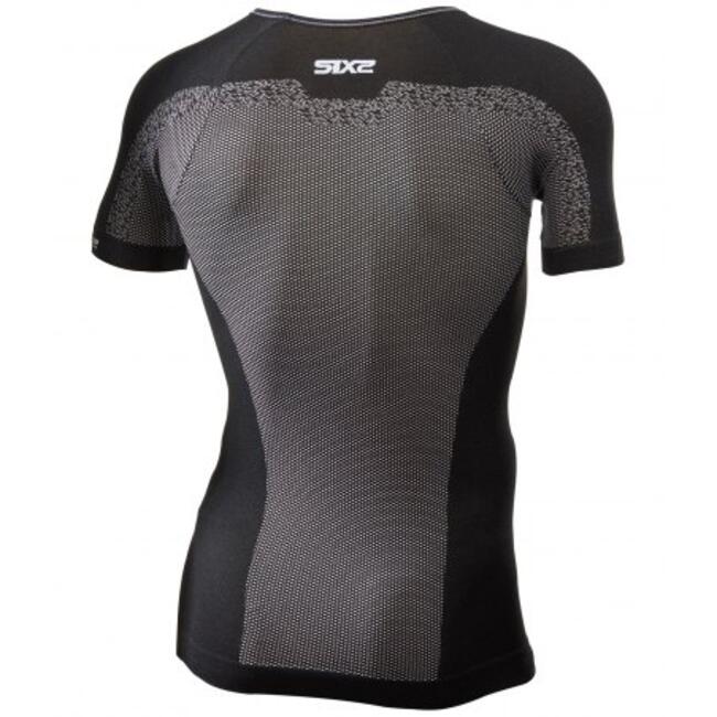 Maglia Termica Moto Black Carbon Six2 Unisex